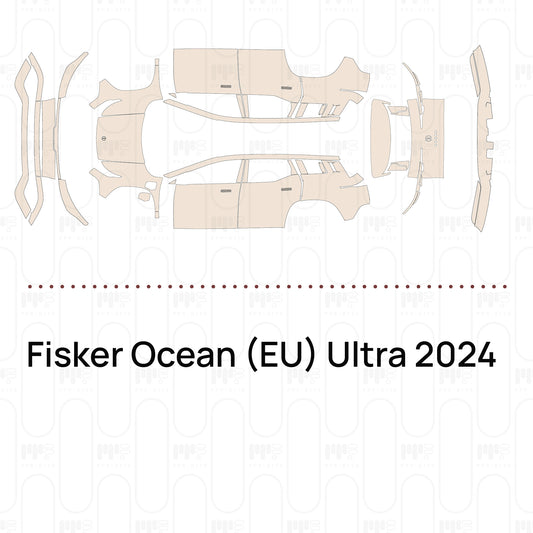 Fisker Ocean (EU) Ultra 2024 – Lámina de protección PPF precortada