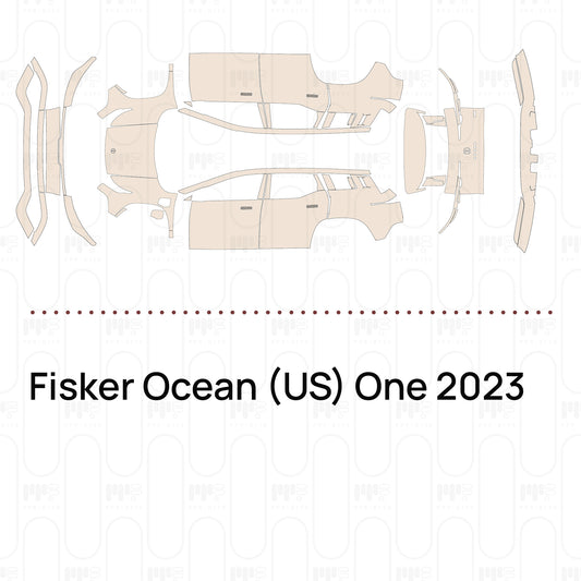 Fisker Ocean (US) One 2023 – Lámina de protección PPF precortada
