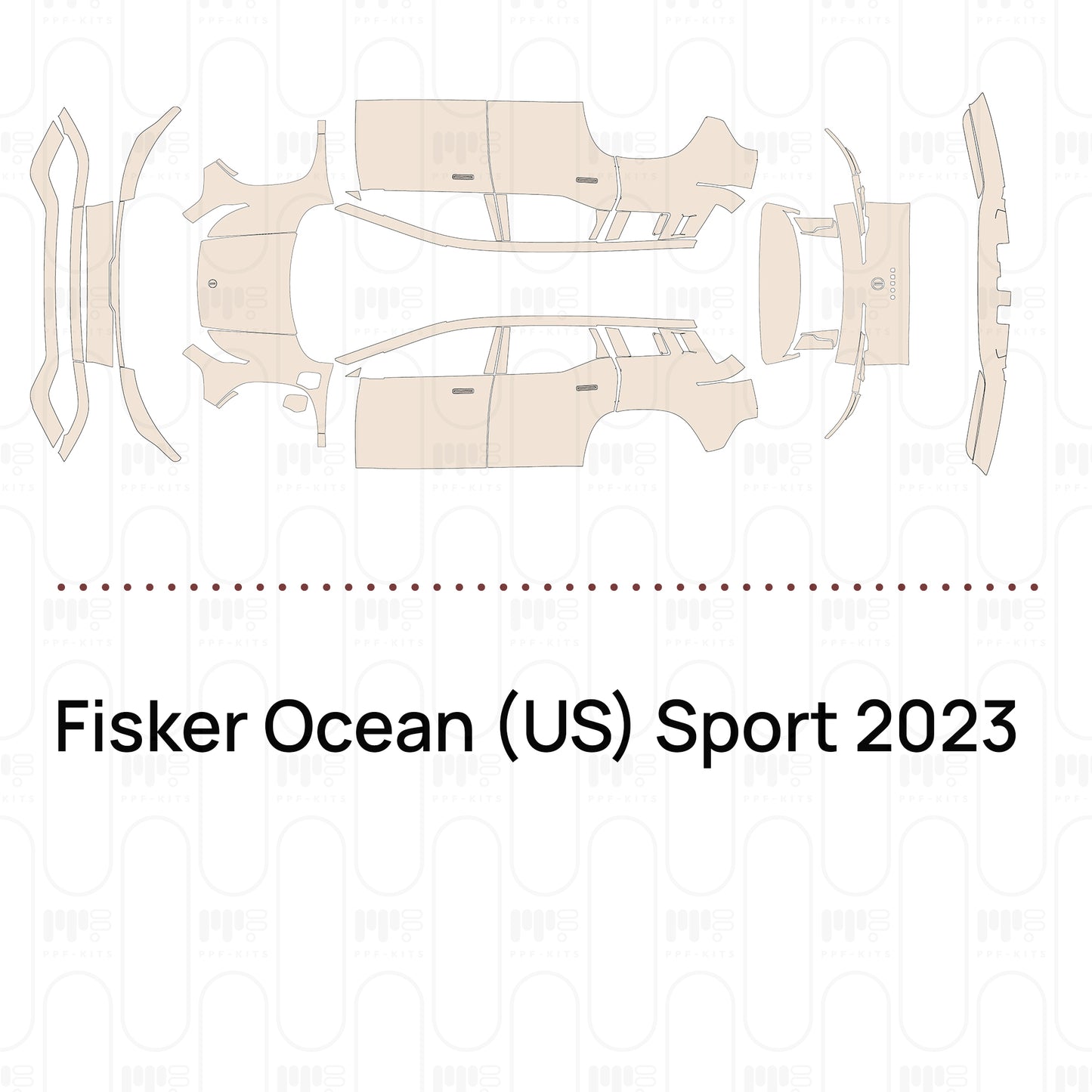 PPF precortado Fisker Ocean (US) Sport 2023
