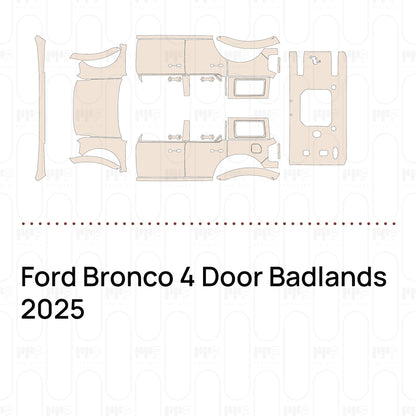 PPF precortado Ford Bronco 4 Door Badlands 2025