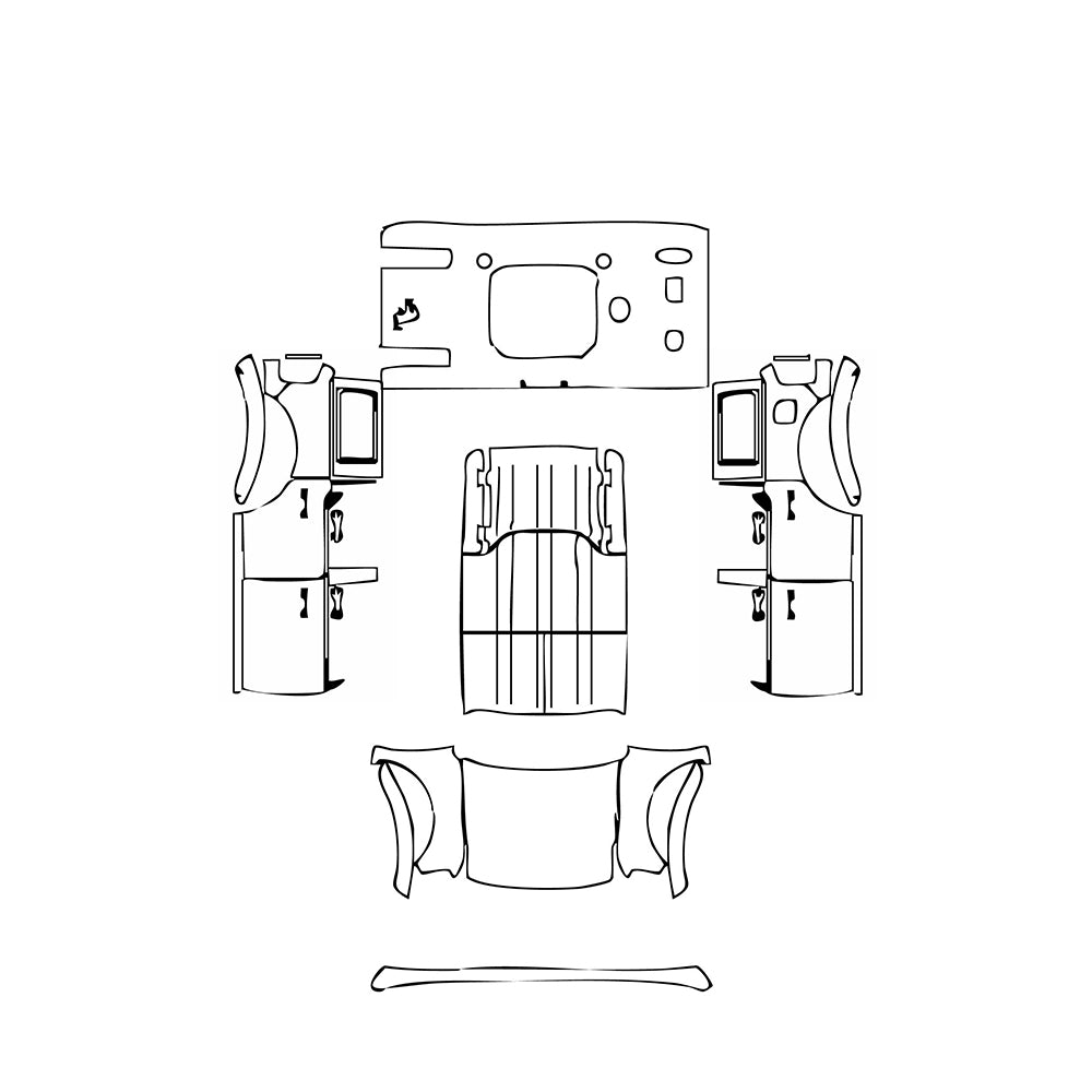 Pre-Cut PPF Ford Bronco 4 Door Big Bend 2024 - PPF-Kits