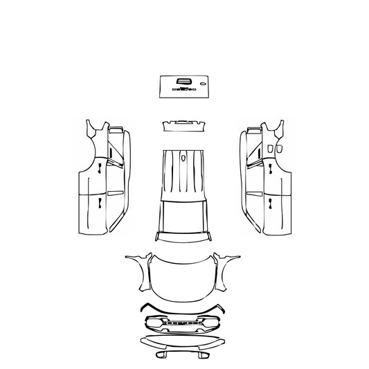Pre-Cut PPF Ford Bronco Sport Badlands 2021 - PPF-Kits