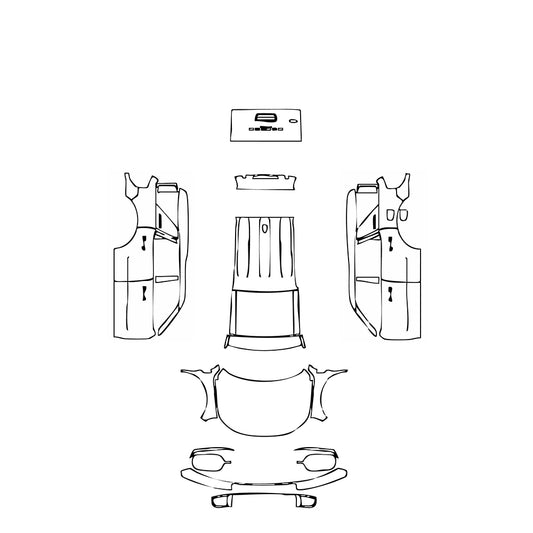 Pre-Cut PPF Ford Bronco Sport Big Bend 2023 - PPF-Kits