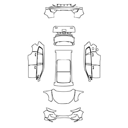 Pre-Cut PPF Ford EDGE Luxury 2022 - PPF-Kits