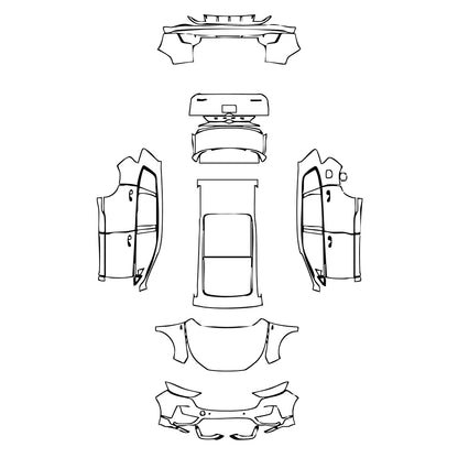 Pre-Cut PPF Ford EDGE ST-line 2021 - PPF-Kits