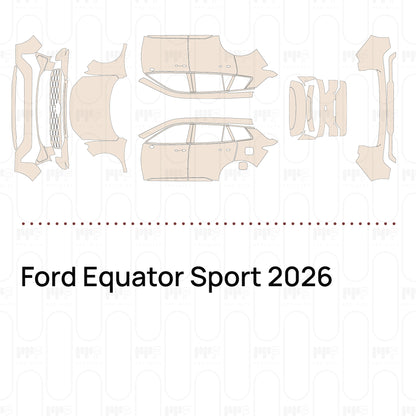 PPF precortado Ford Equator Sport 2026