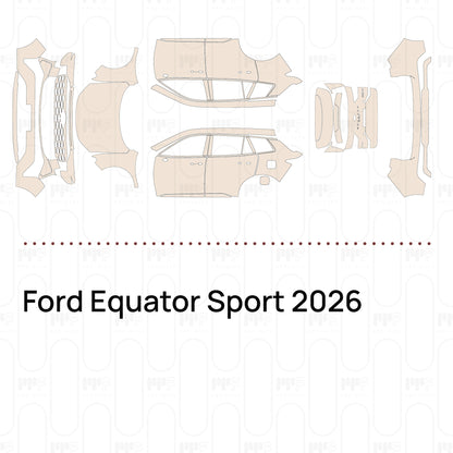PPF precortado Ford Equator Sport 2026