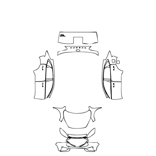 Pre-Cut PPF Ford Escape (CN) Base 2021 - PPF-Kits