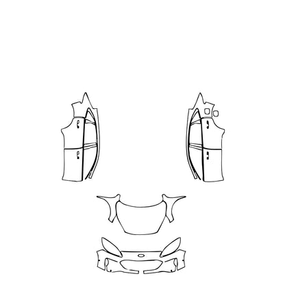 Pre-Cut PPF Ford Escape (US) Titanium 2021 - PPF-Kits