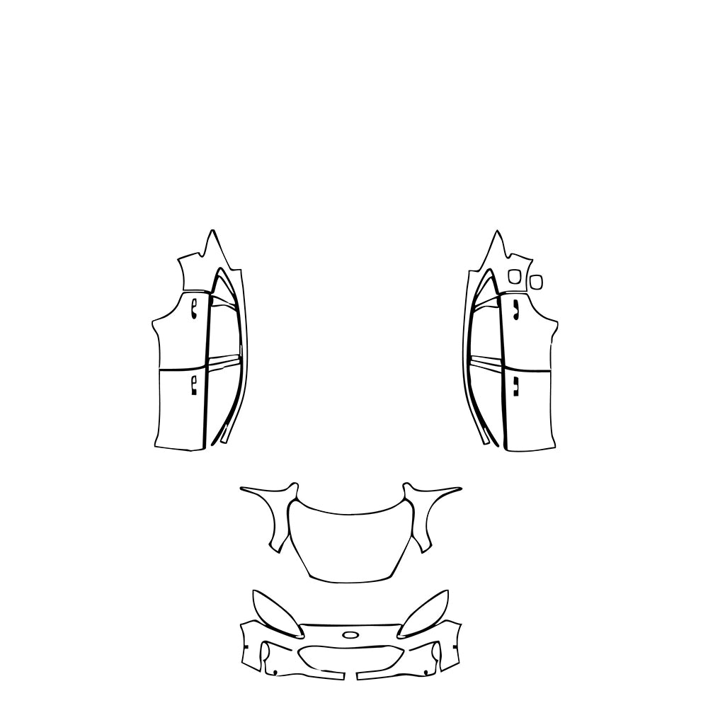 Pre-Cut PPF Ford Escape (US) Titanium 2022 - PPF-Kits