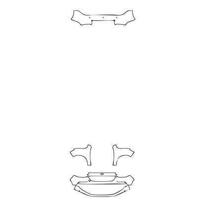 Pre-Cut PPF Ford Escort Luxury 2019 - PPF-Kits