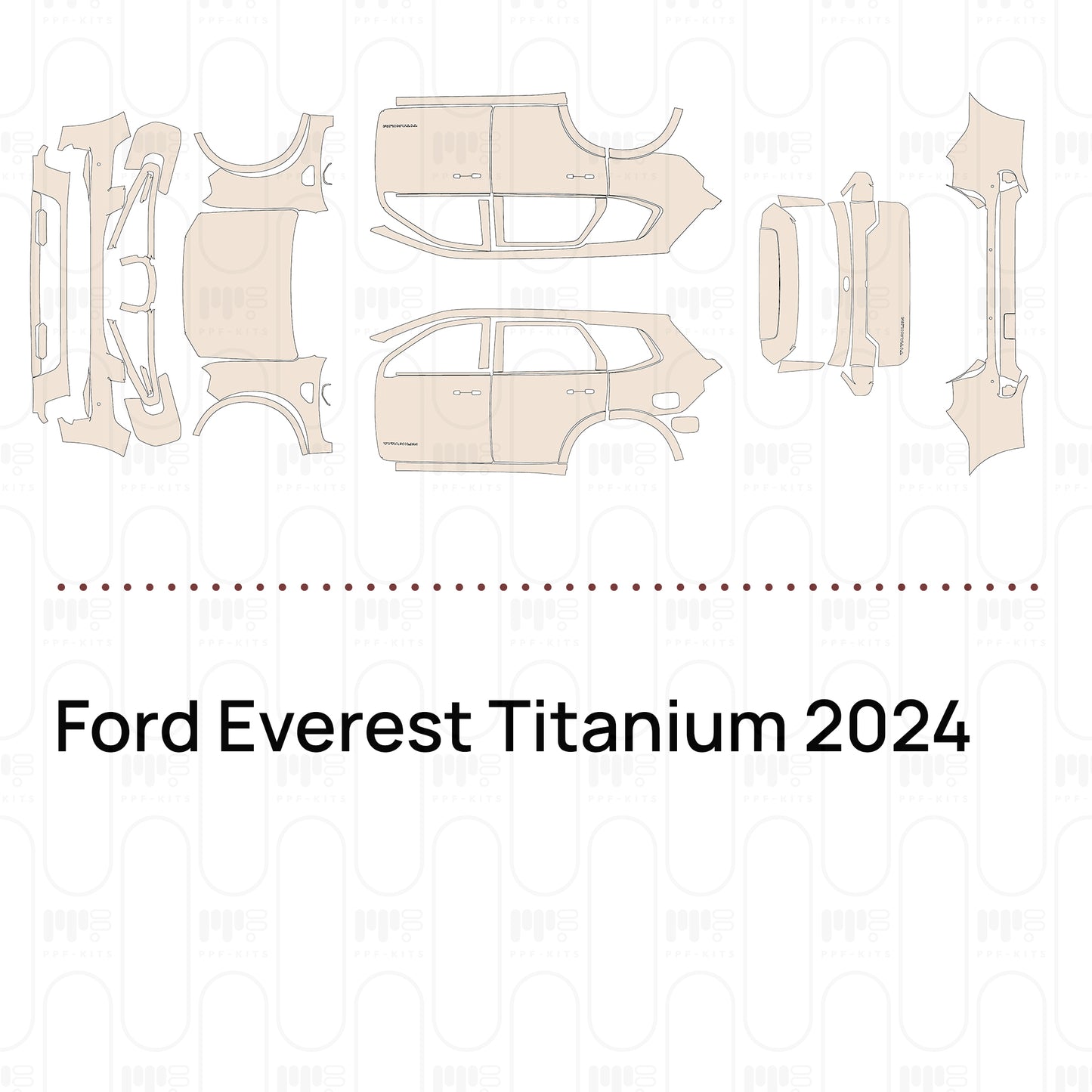 PPF precortado Ford Everest Titanium 2024