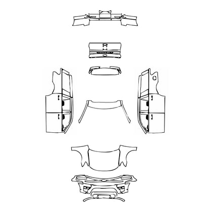 Pre-Cut PPF Ford Expedition Extended Wheelbase Limited 2024 - PPF-Kits