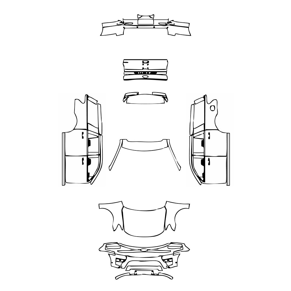 Pre-Cut PPF Ford Expedition Extended Wheelbase Platinum 2024 - PPF-Kits