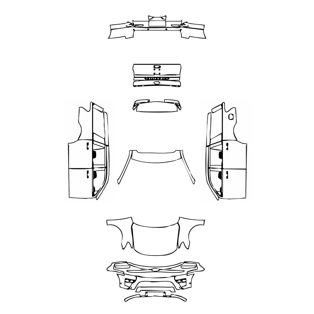 Pre-Cut PPF Ford Expedition Extended Wheelbase XLT 2024 - PPF-Kits