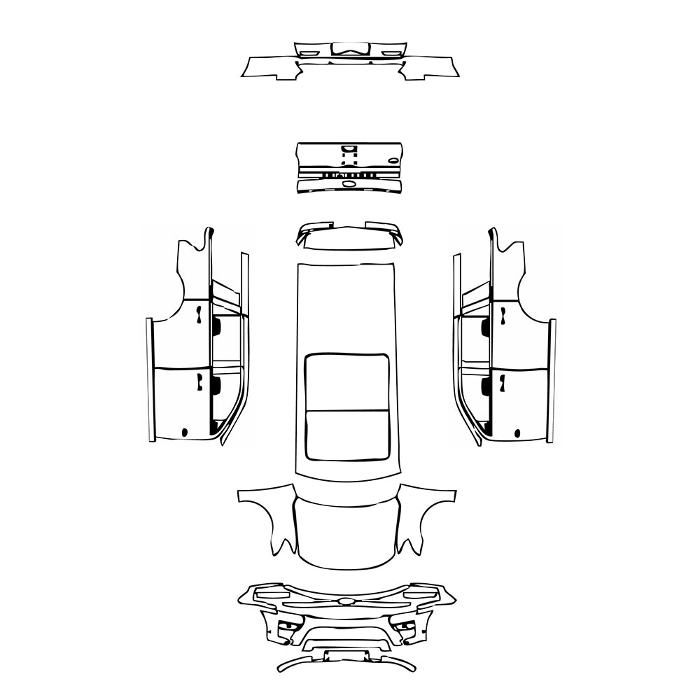 Pre-Cut PPF Ford Expedition Standard Wheelbase King Ranch 2023 - PPF-Kits