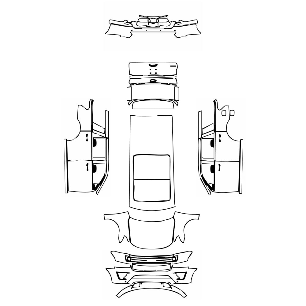 Pre-Cut PPF Ford Expedition Standard Wheelbase Limited 2021 - PPF-Kits