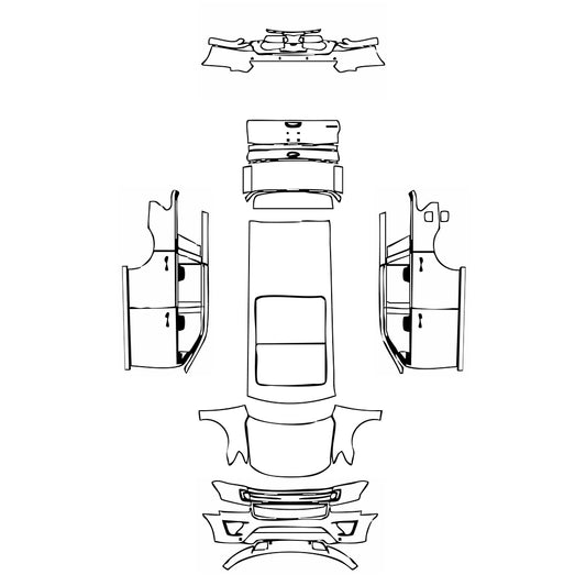 Pre-Cut PPF Ford Expedition Standard Wheelbase Limited 2021 - PPF-Kits