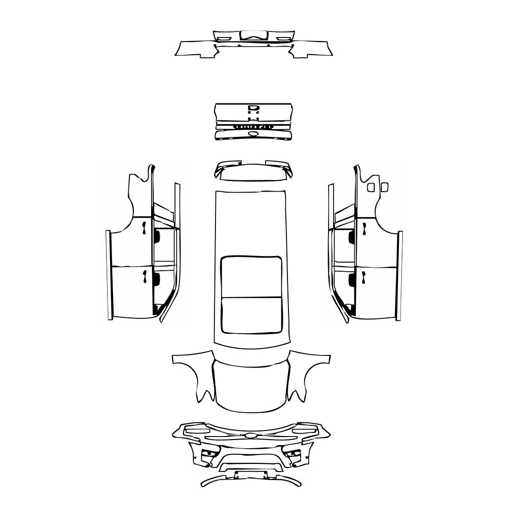 Pre-Cut PPF Ford Expedition Standard Wheelbase Platinum 2022 - PPF-Kits