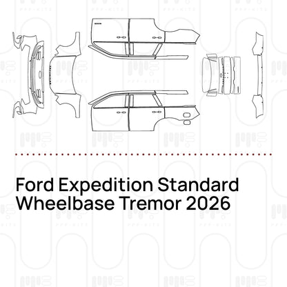 Pre-Cut PPF Ford Expedition Standard Wheelbase Tremor 2026