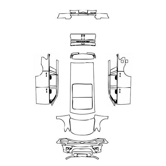 Pre-Cut PPF Ford Expedition Standard Wheelbase XLT 2024 - PPF-Kits