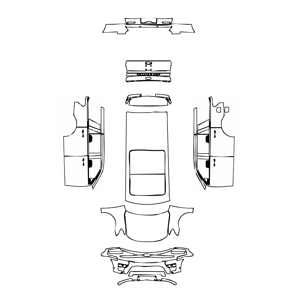 Pre-Cut PPF Ford Expedition Standard Wheelbase XL 2022 - PPF-Kits