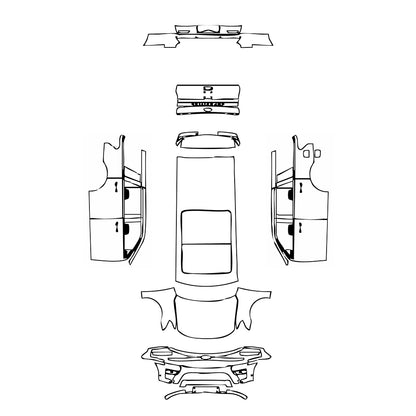 Pre-Cut PPF Ford Expedition Standard Wheelbase XL 2024 - PPF-Kits