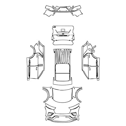 Pre-Cut PPF Ford Explorer 2022 - PPF-Kits