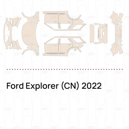 PPF precortado Ford Explorer (CN) 2022