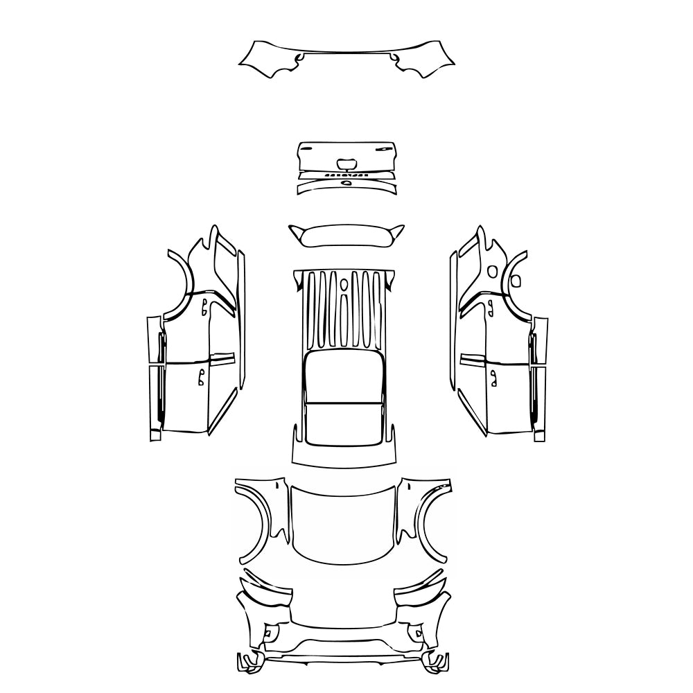 Pre-Cut PPF Ford Explorer (US) ST-Line 2025 - PPF-Kits