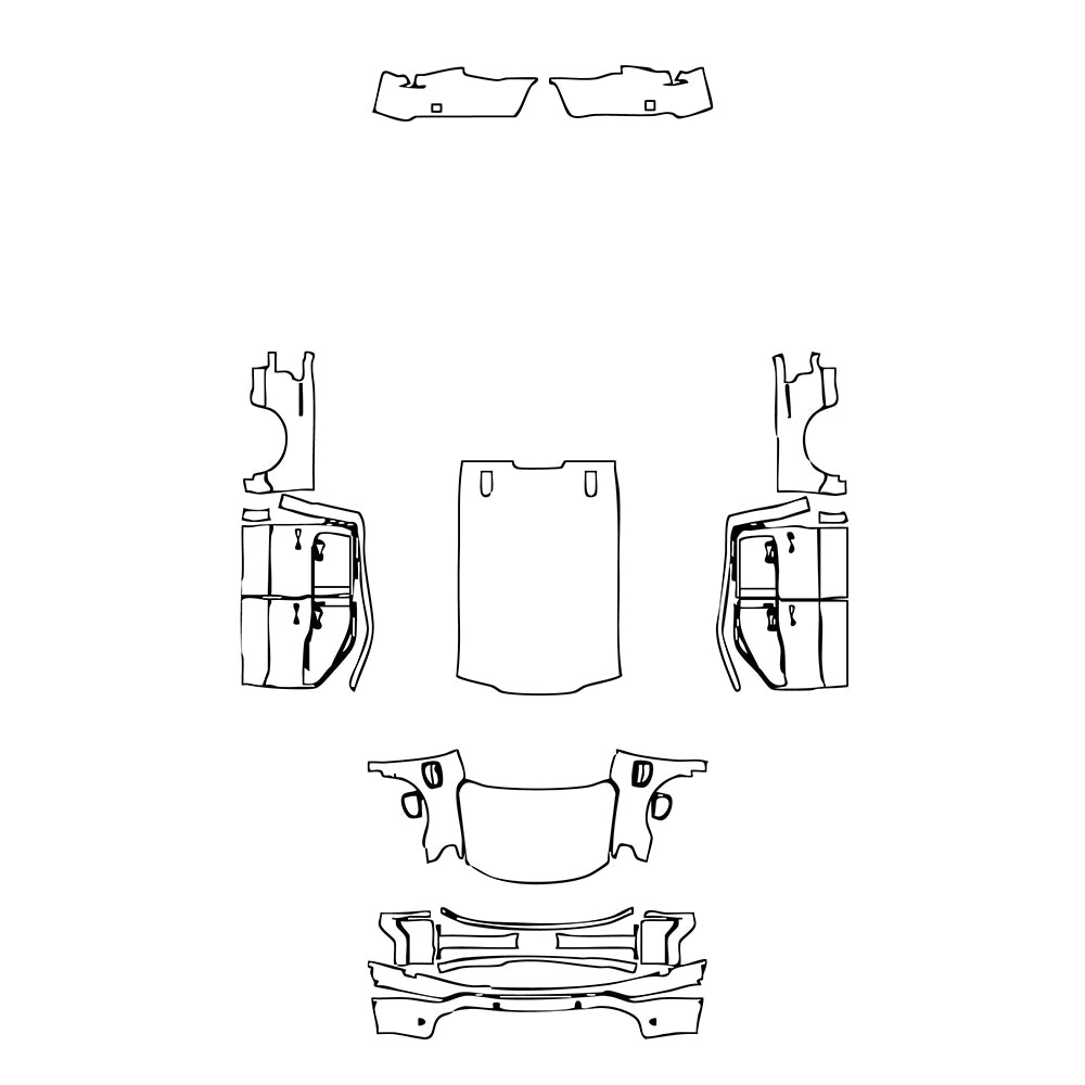 Pre-Cut PPF Ford F-150 Lightning XLT 2022 - PPF-Kits