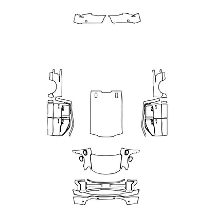 Pre-Cut PPF Ford F-150 Lightning XLT 2022 - PPF-Kits