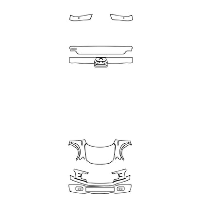 Pre-Cut PPF Ford F-150 Limited SuperCab 2019 - PPF-Kits