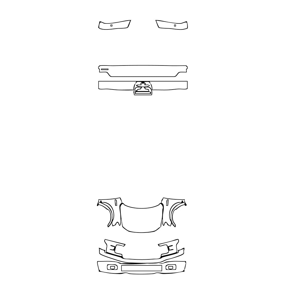 Pre-Cut PPF Ford F-150 Limited SuperCab 2020 - PPF-Kits