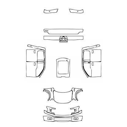 Pre-Cut PPF Ford F-150 Limited SuperCrew 2018 - PPF-Kits