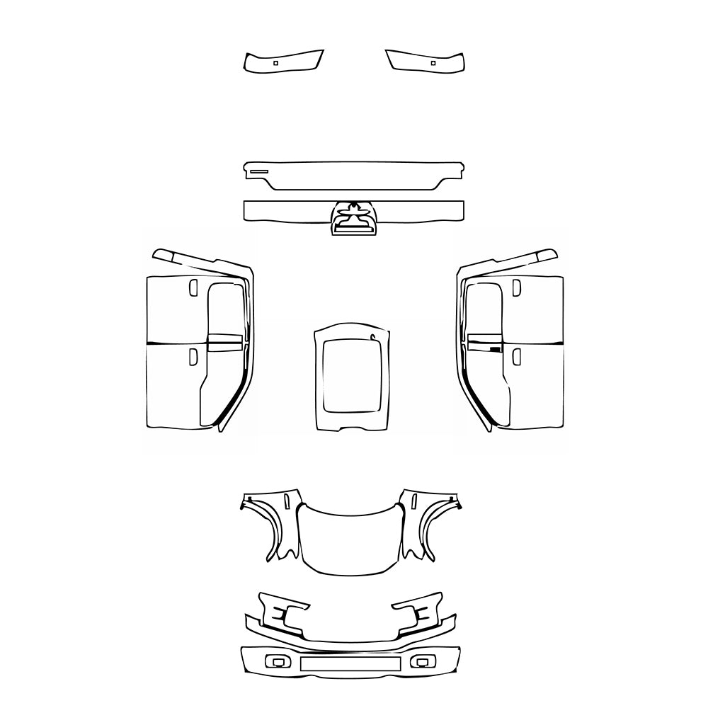 Pre-Cut PPF Ford F-150 Limited SuperCrew 2020 - PPF-Kits