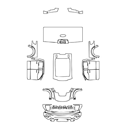 Pre-Cut PPF Ford F-150 Raptor SuperCrew 2021 - PPF-Kits