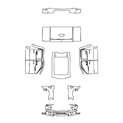 Pre-Cut PPF Ford F-150 SuperCrew King Ranch 2024 - PPF-Kits