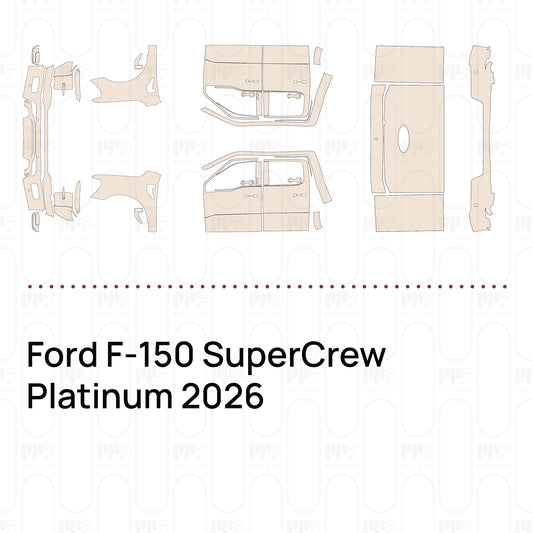 Pre-Cut PPF Ford F-150 SuperCrew Platinum 2026