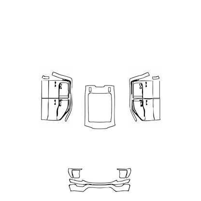 Pre-Cut PPF Ford F-150 SuperCrew Tremor 2021 - PPF-Kits