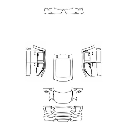 Pre-Cut PPF Ford F-150 SuperCrew XLT 2021 - PPF-Kits