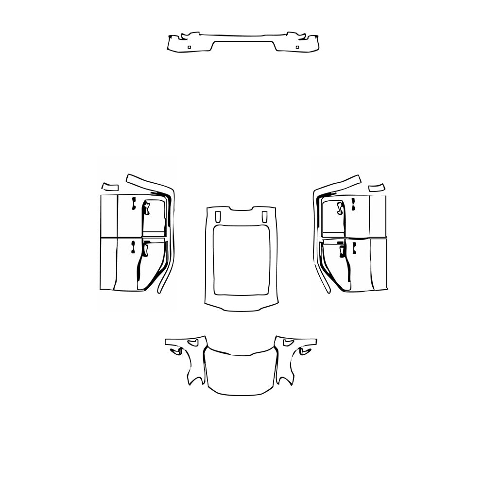Pre-Cut PPF Ford F-150 SuperCrew XL 2025 - PPF-Kits