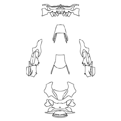 Pre-Cut PPF Ford GT 2018 - PPF-Kits