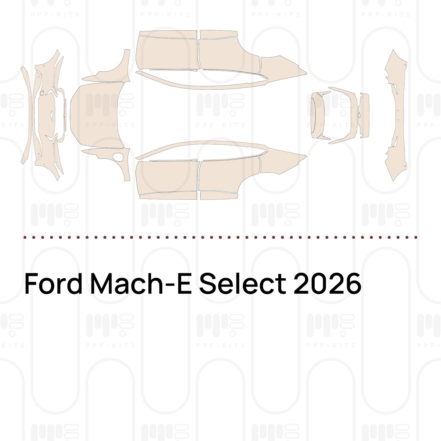 PPF precortado Ford Mach-E Select 2026
