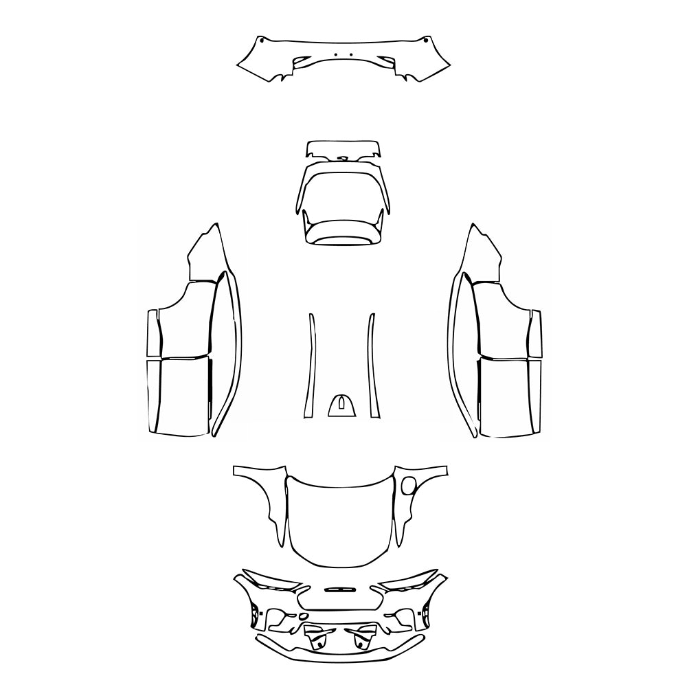 Pre-Cut PPF Ford Mach-E (CN) Base 2024 - PPF-Kits