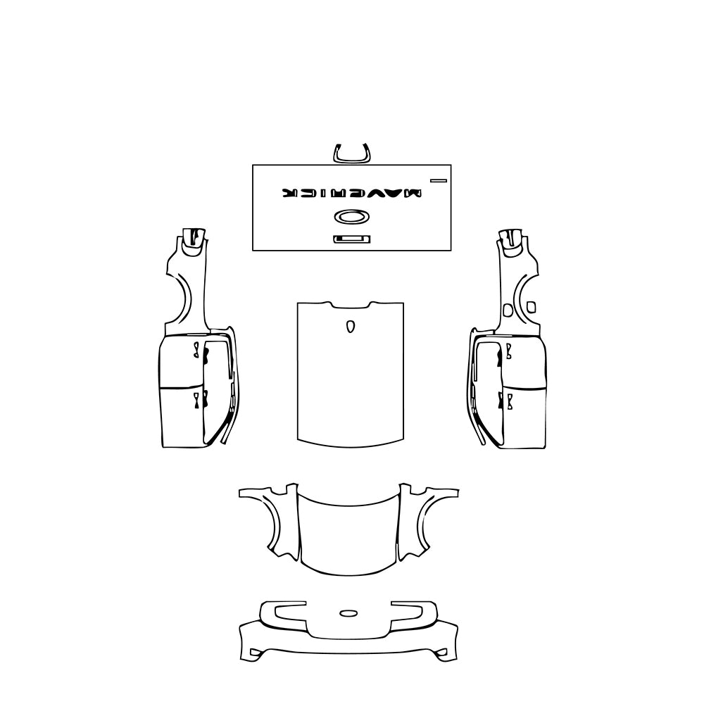Pre-Cut PPF Ford Maverick XLT 2022 - PPF-Kits