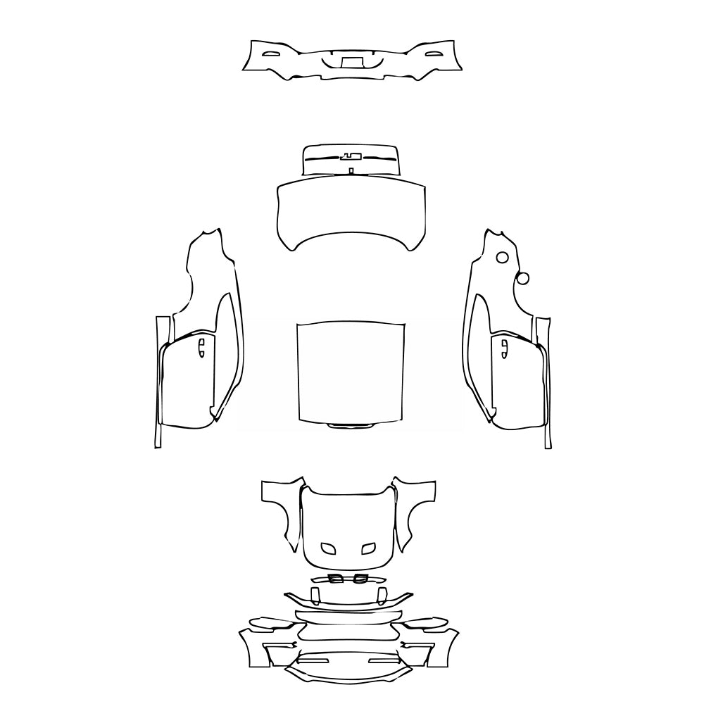 Pre-Cut PPF Ford Mustang Fastback GT 2019 - PPF-Kits