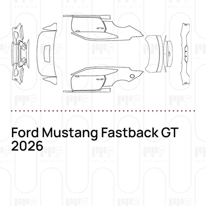 Pre-Cut PPF Ford Mustang Fastback GT 2026
