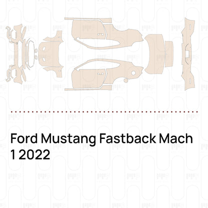Pre-Cut PPF Ford Mustang Fastback Mach 1 2022