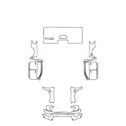 Pre-Cut PPF Ford Ranger (EU) Raptor 2023 - PPF-Kits